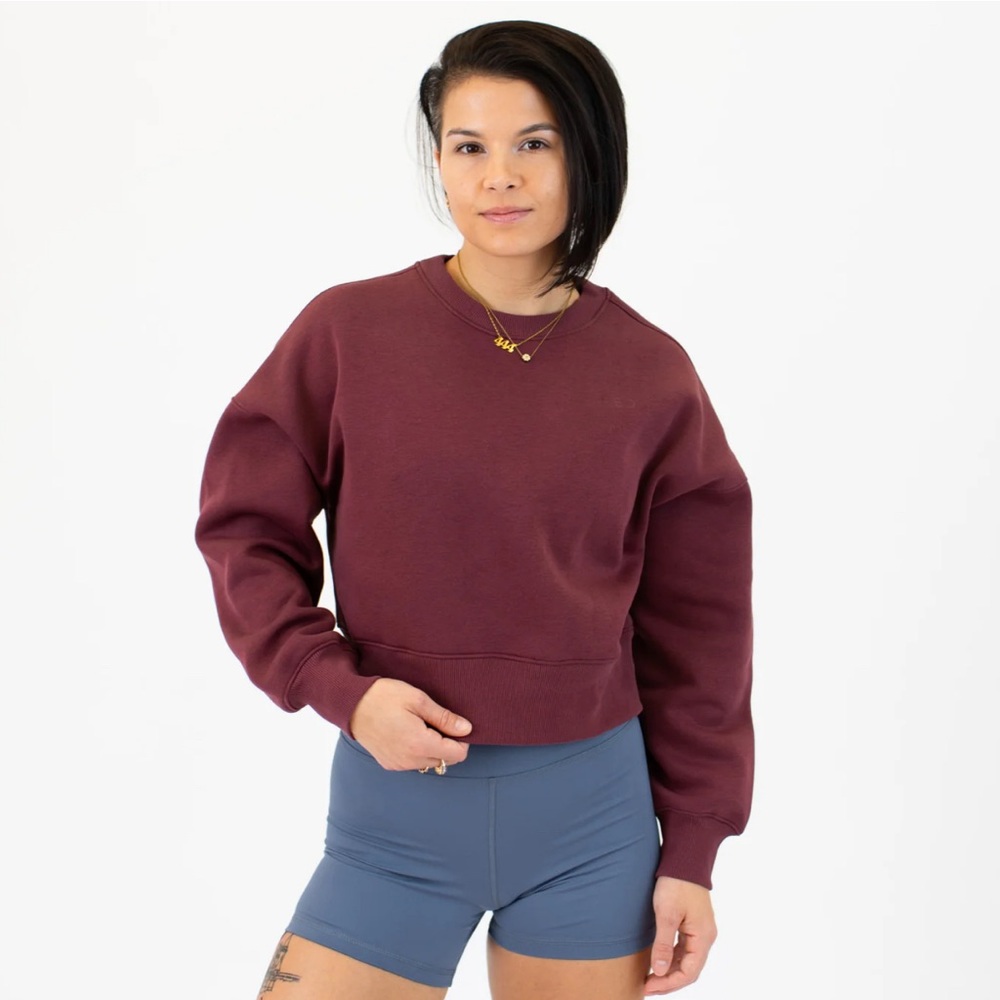 Affinity Crop Crewneck Sweatshirt